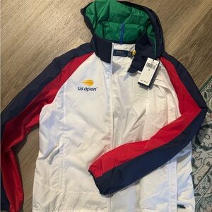 U.S. Open Ralph Lauren Windbreaker - White, Navy, Red, and Green